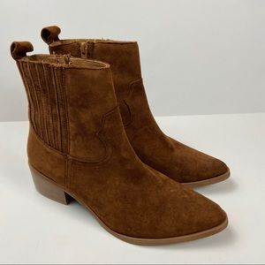 Steven by Steve Madden Walden Suede Western Boots